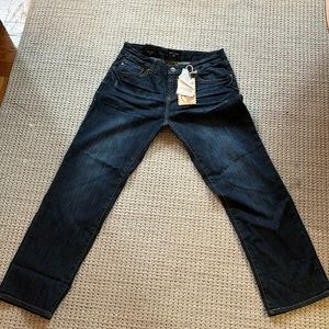 Dark wash blue jeans — 29P — new with tags